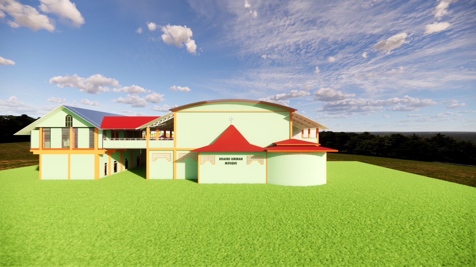 Perkembangan Fisik Masjid Khairu Ummah: Mezanin Dua Lantai Siap Digunakan